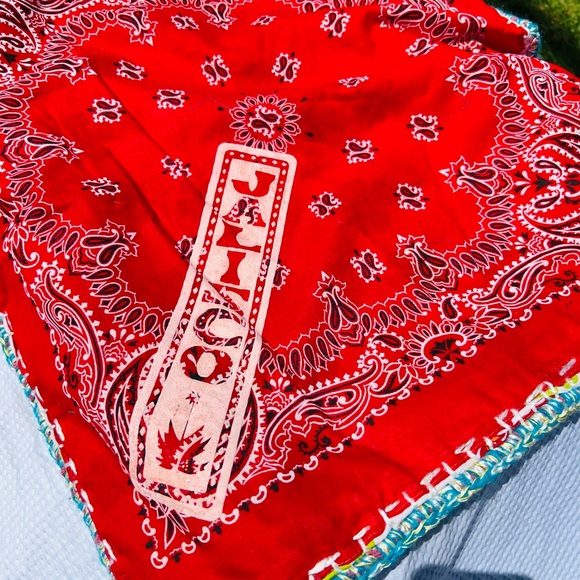 Chuladas By Reyna Handbags - “Jalisco “ Red Bandana Crossbody Bag